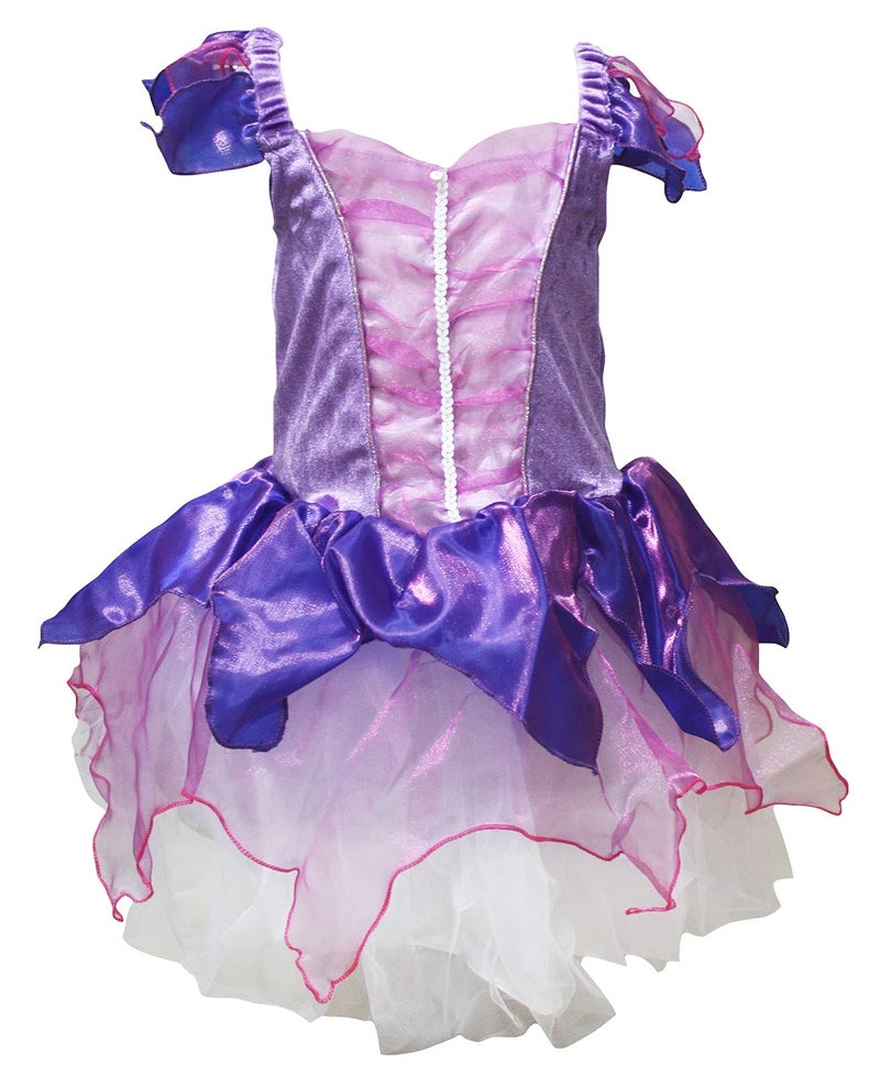 Petitebella Fairy Costume Dress 1-10y (Purple, 6-8 Years) - Image 3